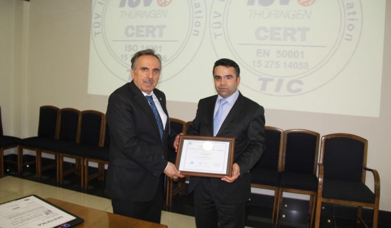 KARDEMİR A.Ş.  ISO 50001, ISO 14001 ve ISO 27001 Belgesi aldı.